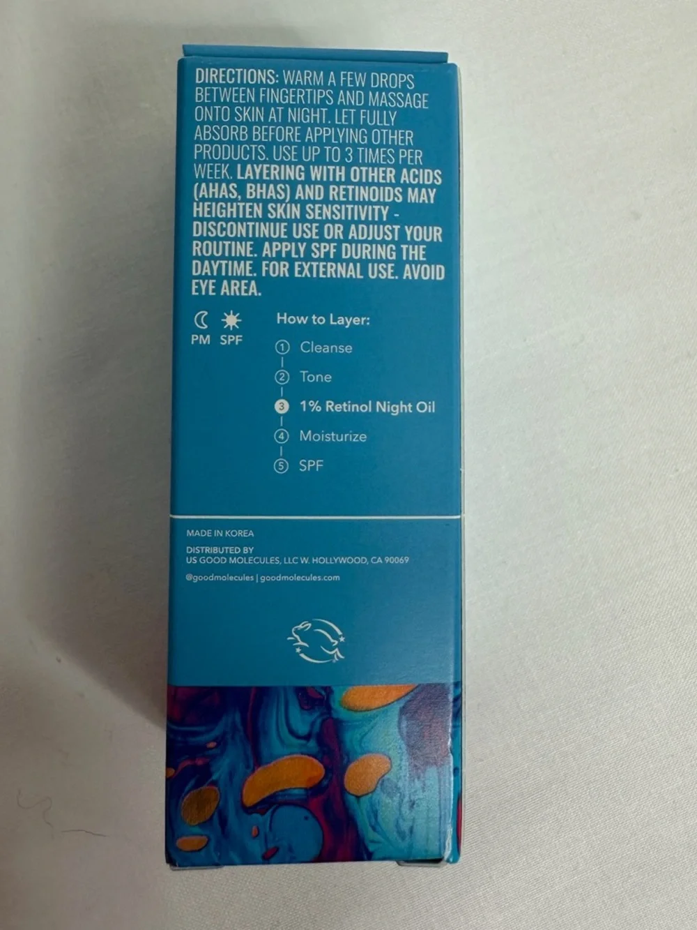 NIB Good Molecules 1% Retinol Night Oil 12ml Anti Aging Skincare Quiet Luxury
